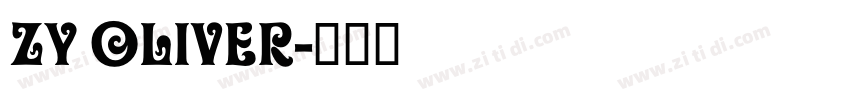 ZY Oliver字体转换
